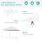 Best Choice Products 10x10ft Easy Setup Pop Up Canopy w/ 1-Button Setup, Wheeled Case, 4 Weight Bags